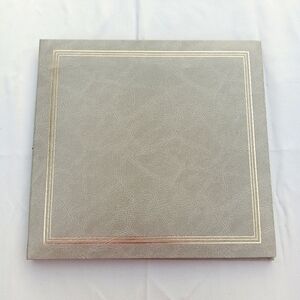VTG Photograph Scrapbook Album Gray Gold 18 pages Pioneer memento memory NEW
